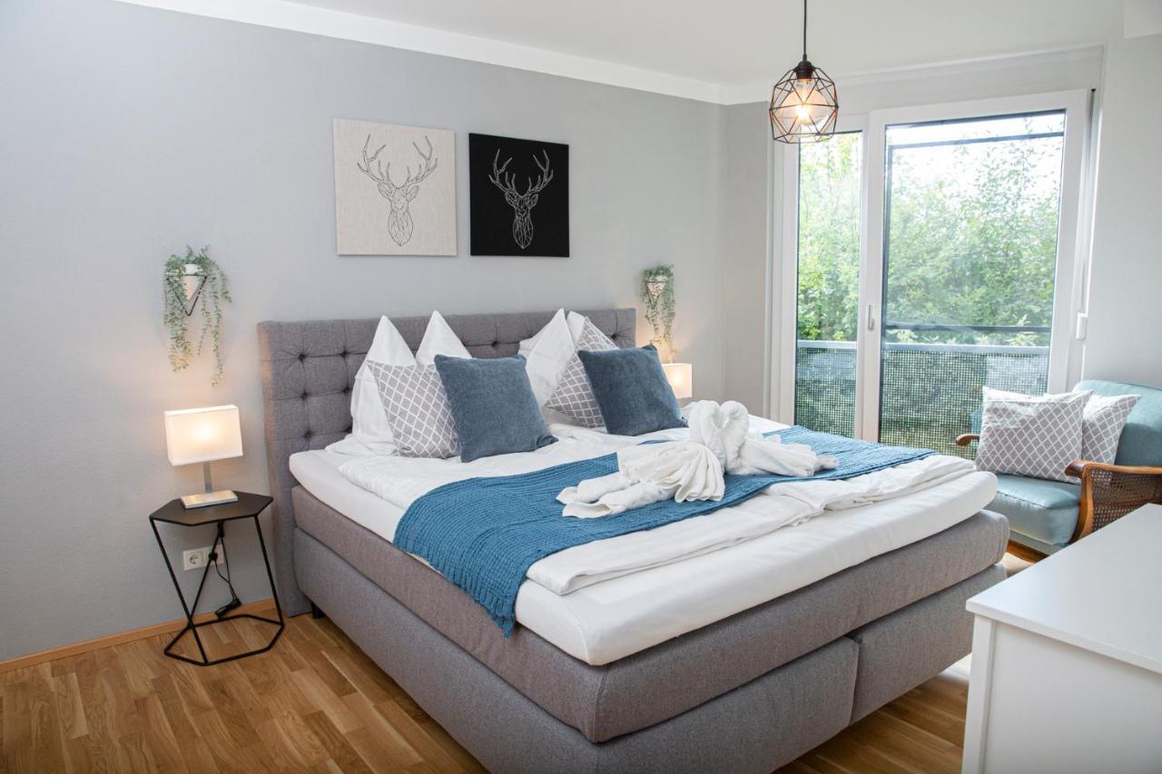 Apartmán Customflats - Tiefgarage - Terrasse - Uninaehe Ulm Exteriér fotografie
