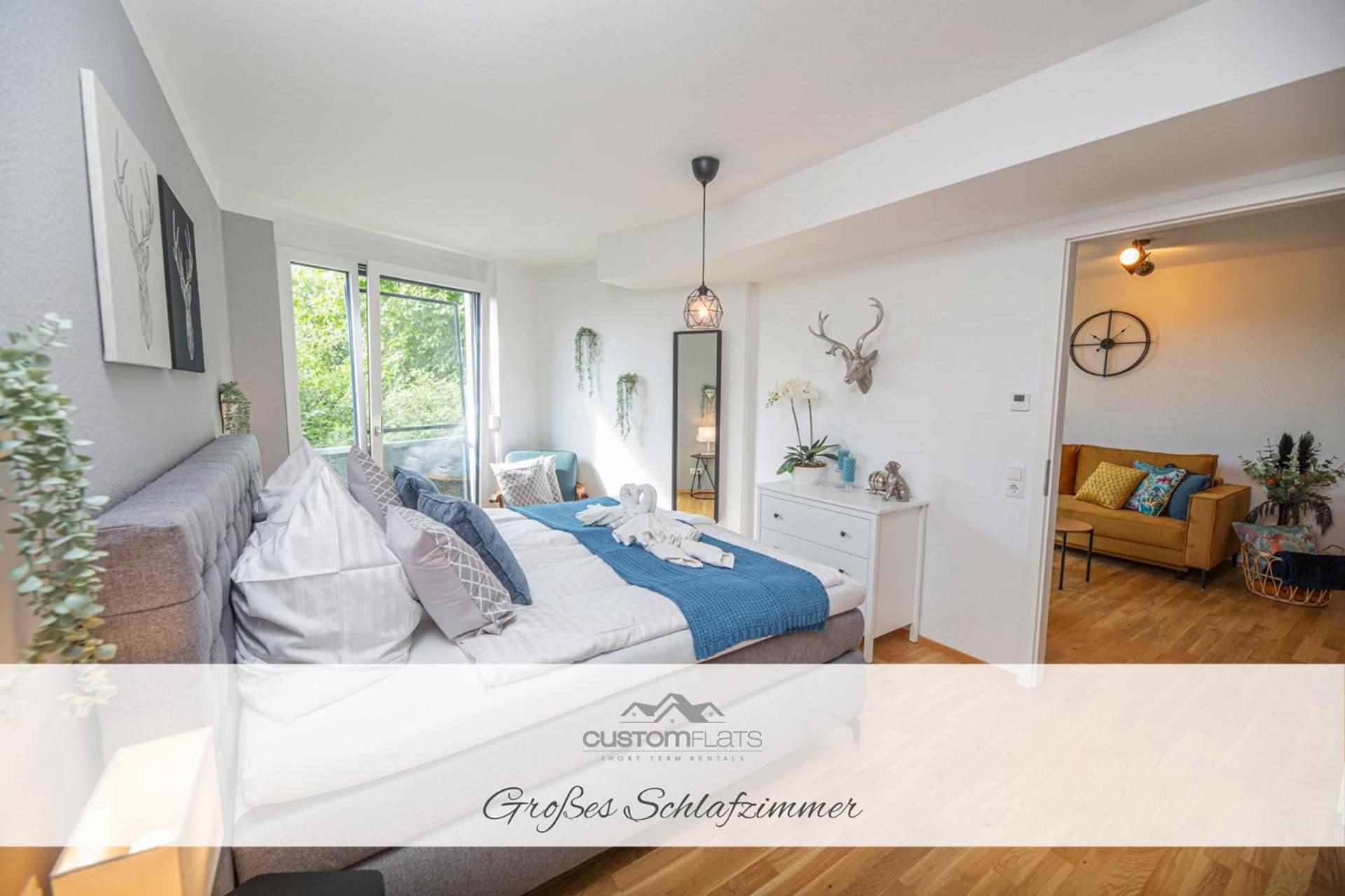 Apartmán Customflats - Tiefgarage - Terrasse - Uninaehe Ulm Exteriér fotografie
